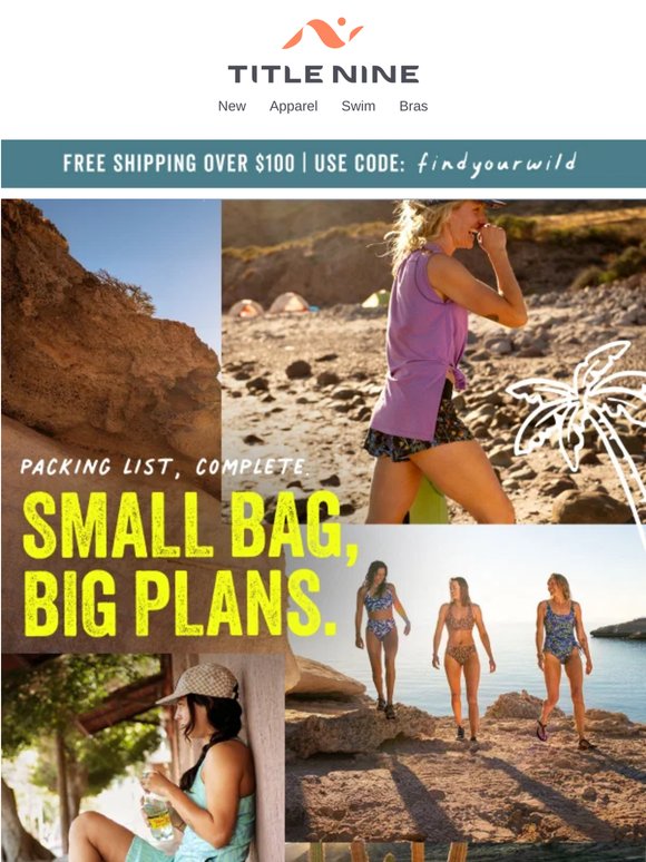 Vacation gear that packs like a dream