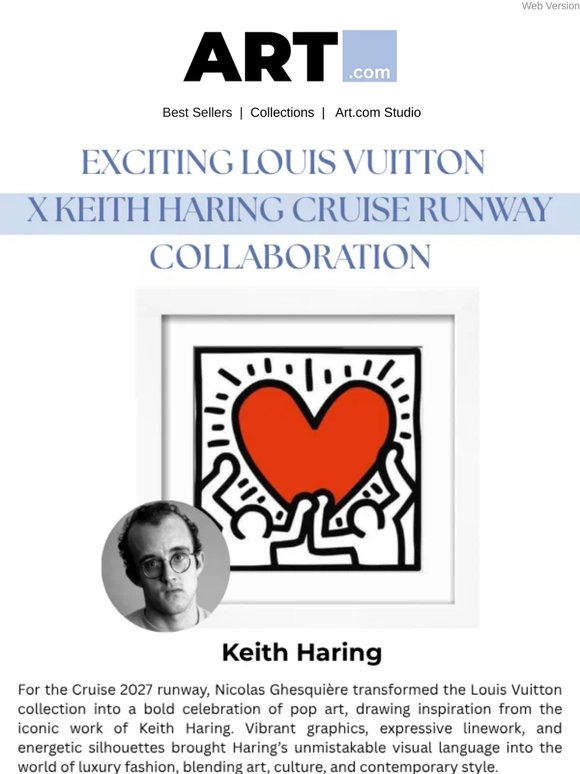Keith Haring's Bold, Iconic Works on the Runway