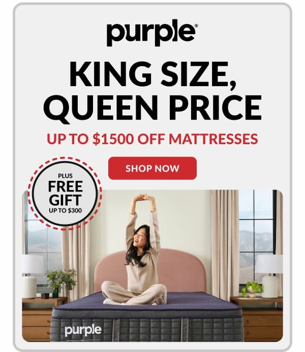 Purple King Size Queen Price