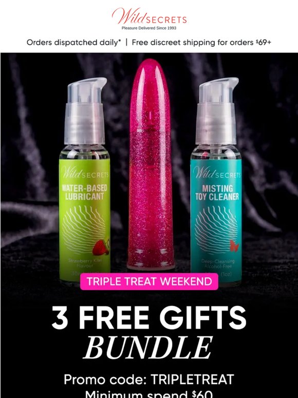 😍 A Triple Treat This Weekend.