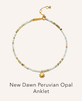 New Dawn Peruvian Opal Anklet