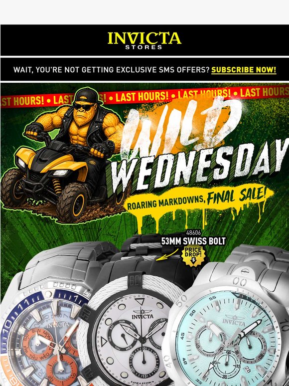 ⚠️SAY GOODBYE TO RETAIL💸WILD WEDNESDAY IS ALMOST OVER
