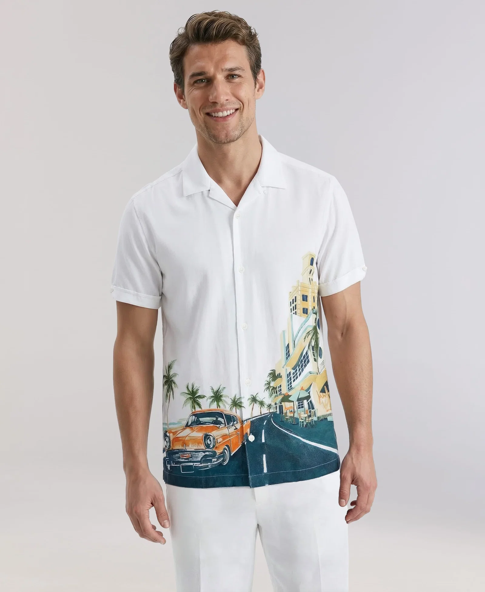 Image of Scenic Print Shirt