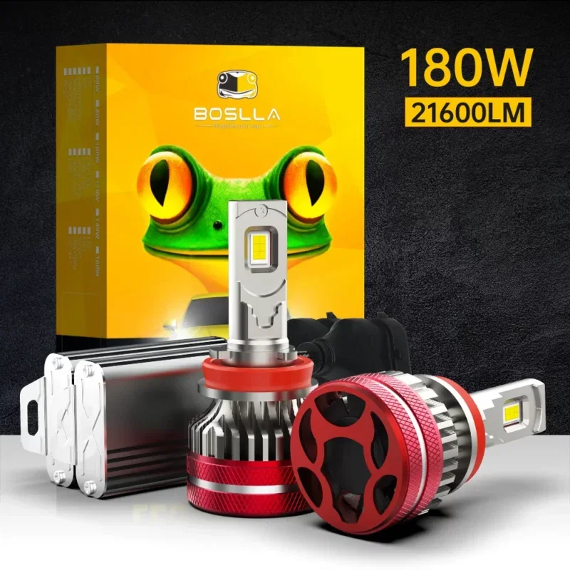 BOSLLA 21600LM 180W LED Bulbs 6500K White | 2 Bulbs