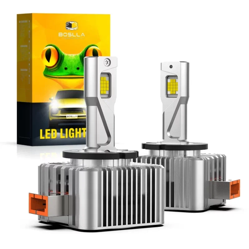 Boslla D3 D3S D3R LED Headlight Bulbs 12,000LM – Direct HID Replacement