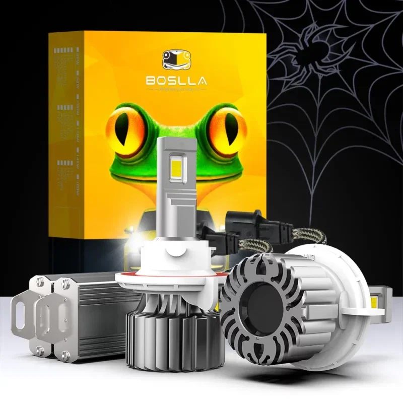 BOSLLA 16800LM 140W LED Headlight Bulbs 6500K White | 2 Bulbs