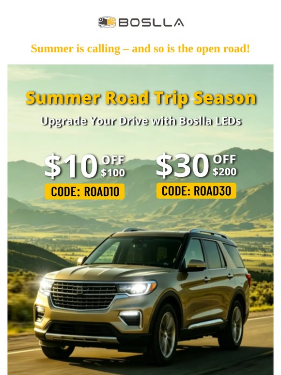 Summer is calling – and so is the open road. 🌞🛣️