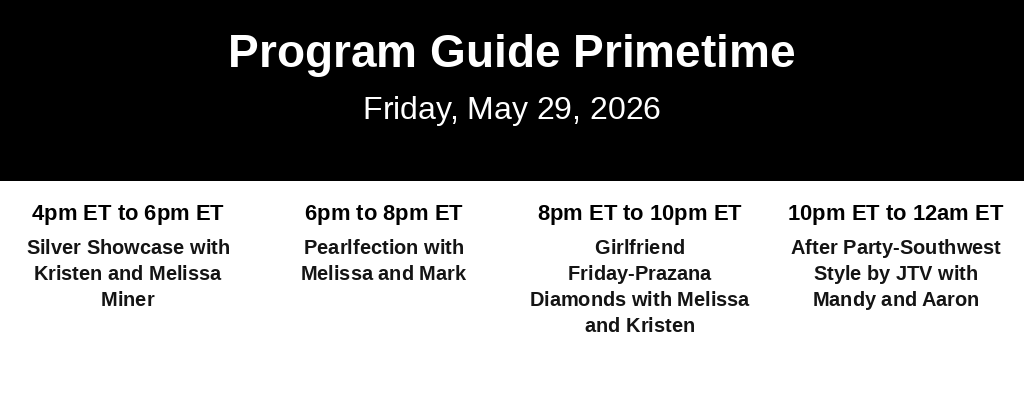 Program Guide Primetime