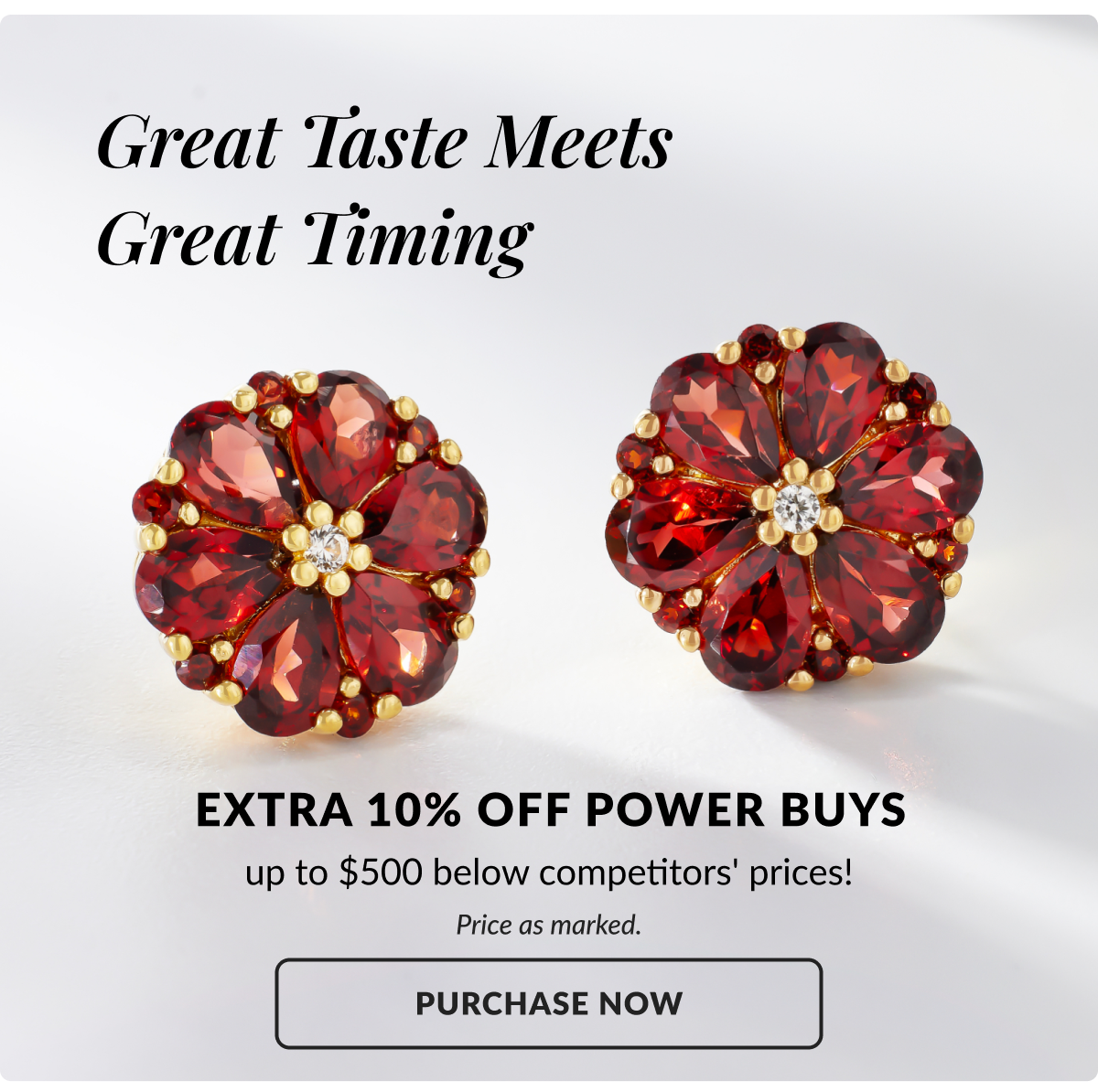Great Taste Meets Great Timing with Extra 10% Off Power Buys