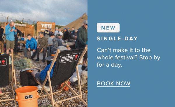 Our new day ticket is perfect if you can't make it to the whole Festival. Book today to join is on Friday, Saturday or Sunday!