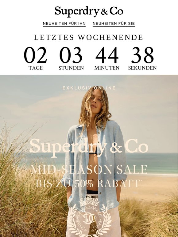 Letztes Sale-Wochenende