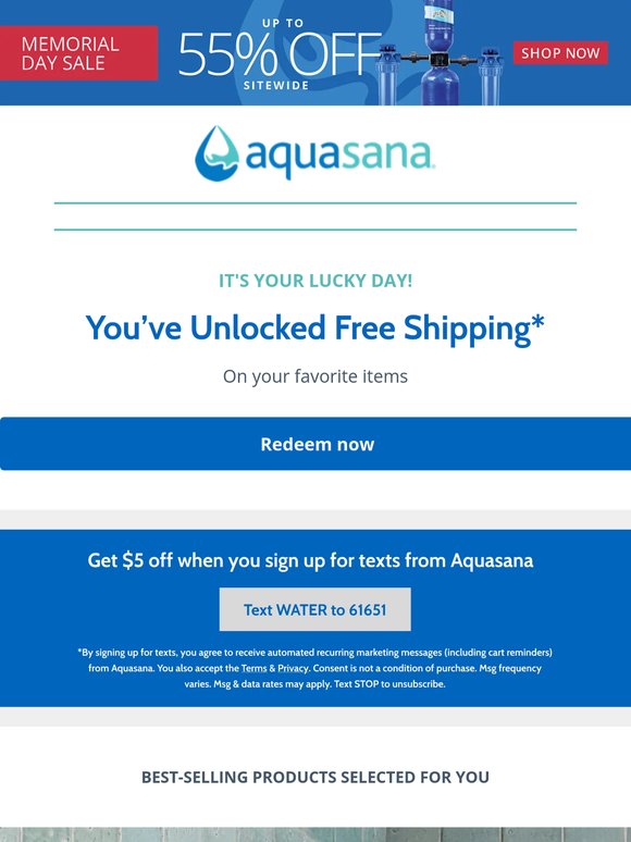 Limited time only: free shipping