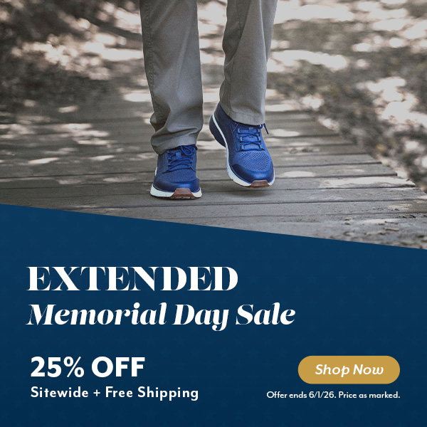 Memorial Day Say - 25% Off Sitewide + Free Shipping