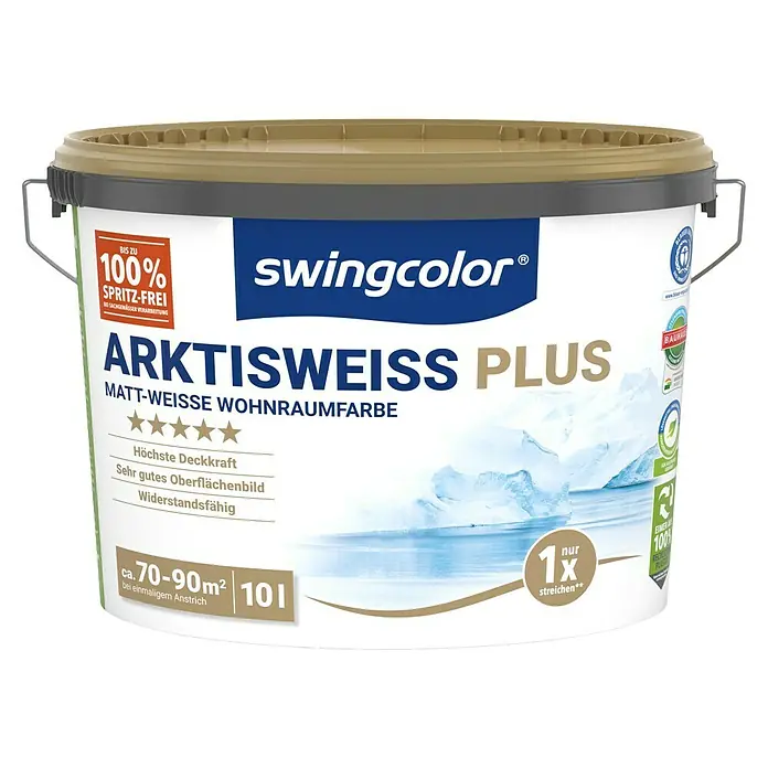Wandfarbe Arktisweiß Plus
