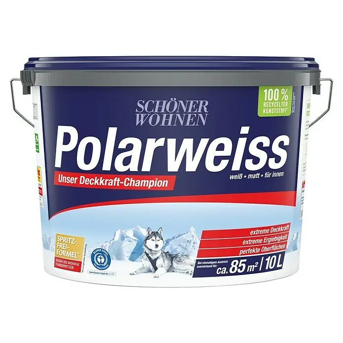 Wandfarbe Polarweiß