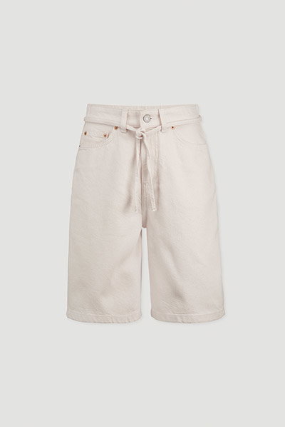 Jeans Bermuda UNDYED aus Bio-Baumwolle und TENCEL™ Lyocell