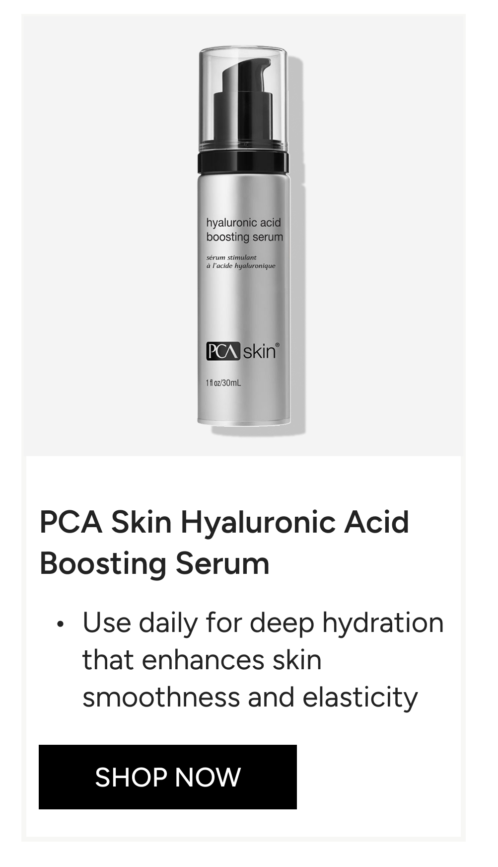PCA Skin Hyaluronic Acid Boosting Serum