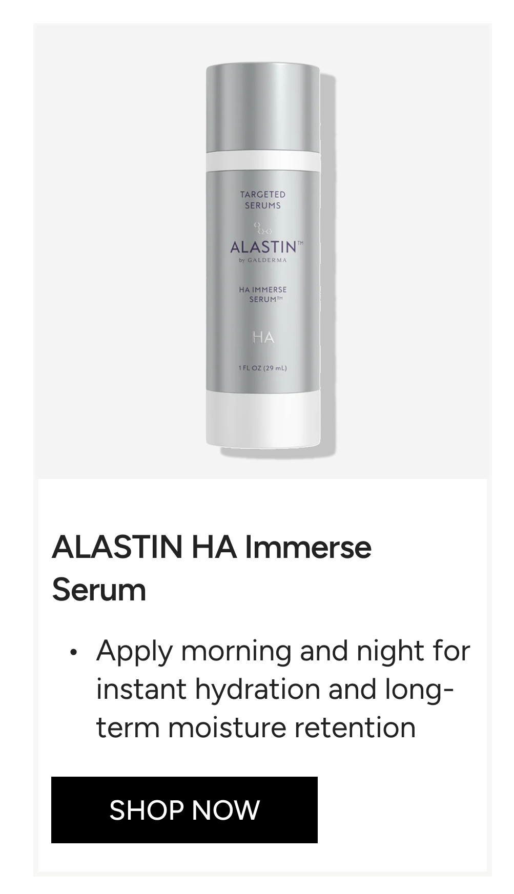 ALASTIN HA Immerse Serum