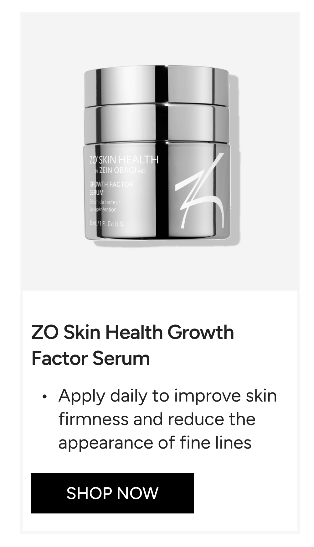 ZO Skin Health Growth Factor Serum