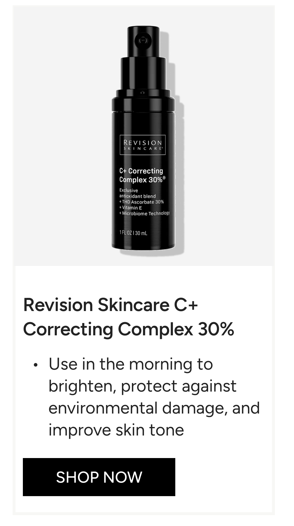 Revision C+ Correcting Complex 30%