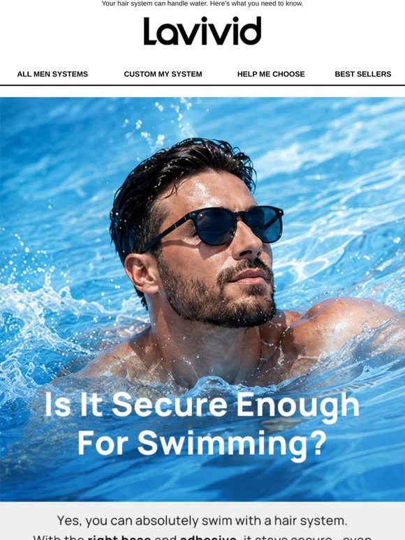 Can You Swim with a Hair System? Yes—Here’s How