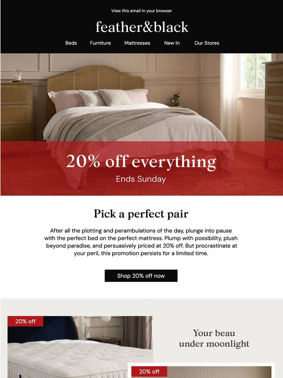 20% off your perfect pairing