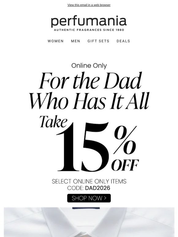 For the Dad Who Has It All—Save 15%