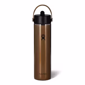 Campcore 24 oz Lightweight Wide Flex Straw Cap Latte Brown