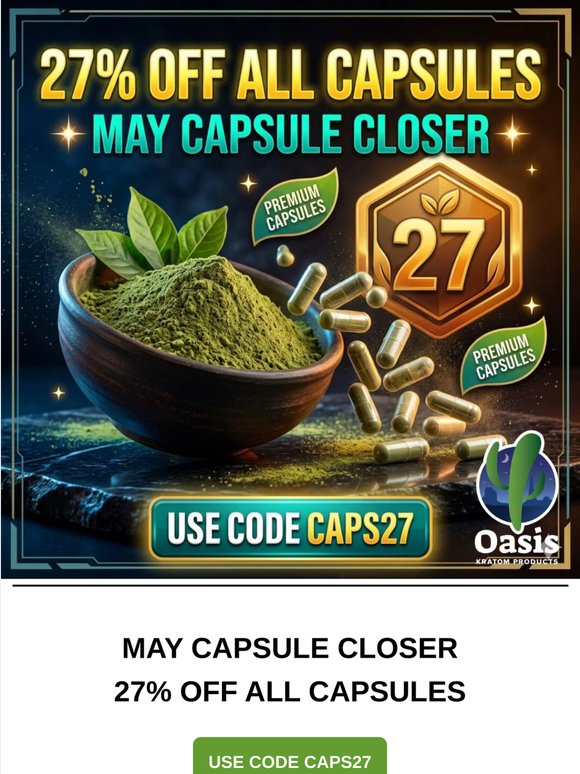 Just In: EVERY Capsule Is On Sale