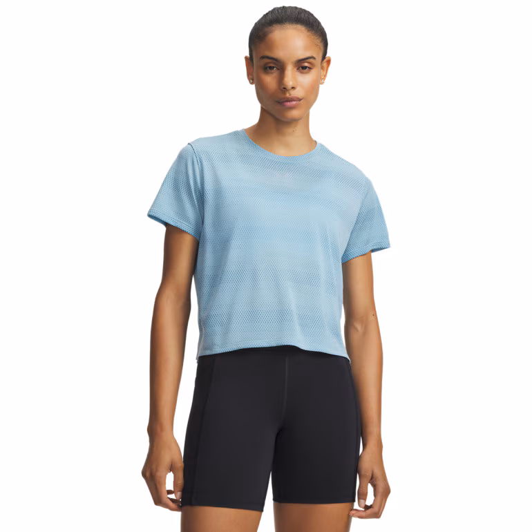 Damska koszulka do biegania Under Armour UA Velociti Shortsleeve - niebieska