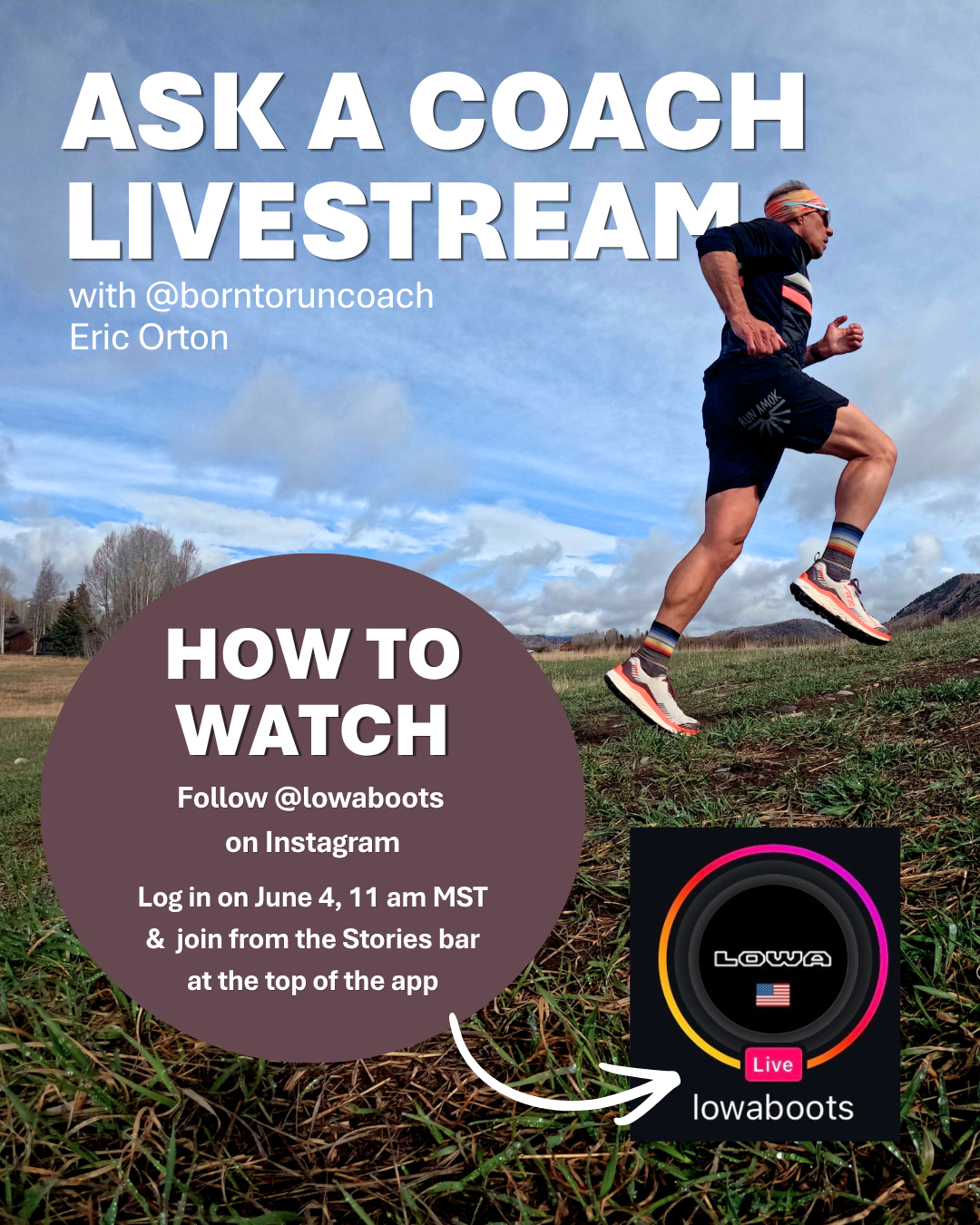 Livestream flyer for June 4 event