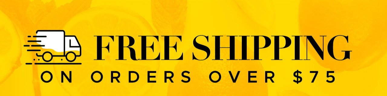 a yellow background with the words free shipping on it