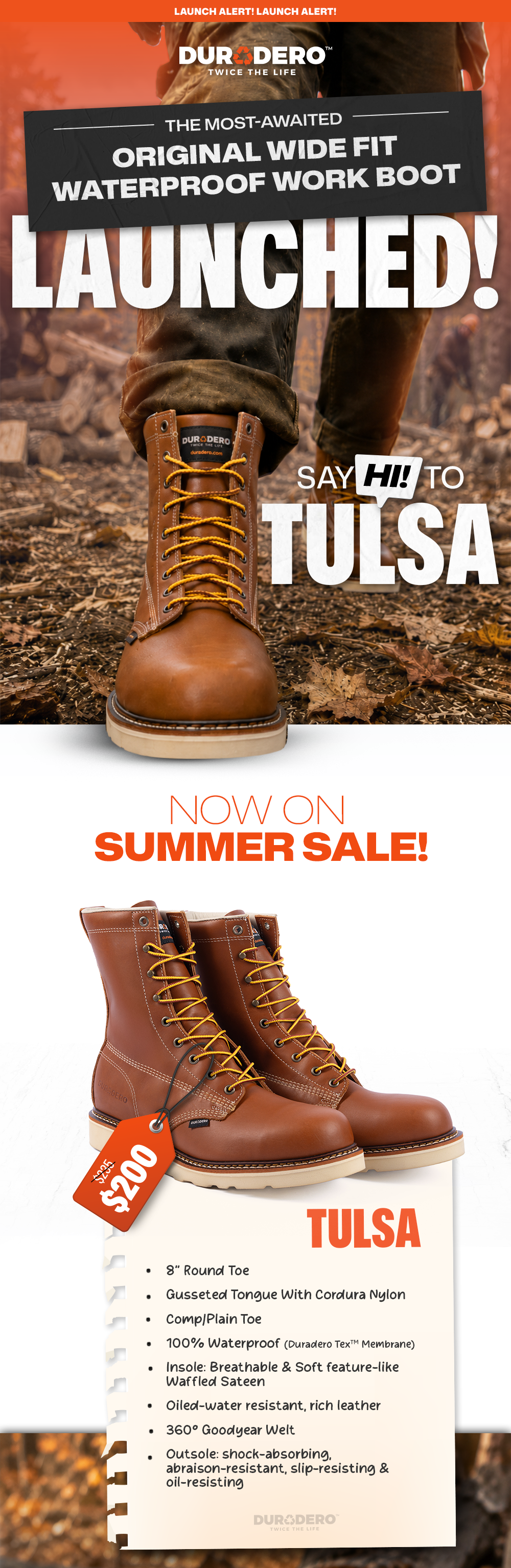 Duradero Waterproof Work Boots