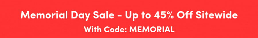 Up to 45% Off Sitewide