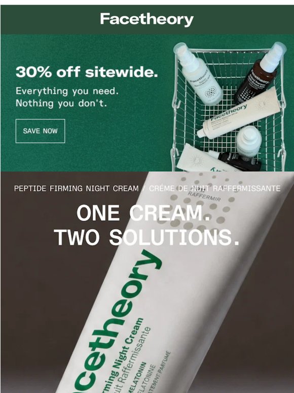 Wake up to firmer restored skin + 30% Off Sitewide