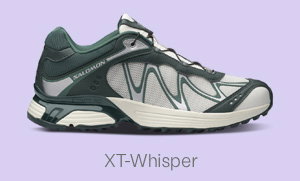 Salomon XT-Whisper Sneakers in Vanilla/Green
