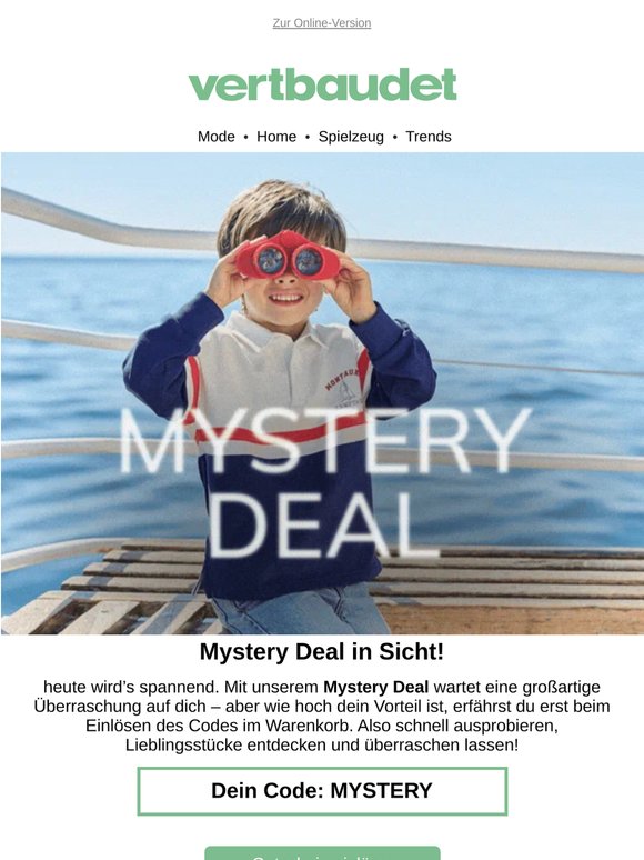 Wieder da: Dein Mystery Deal
