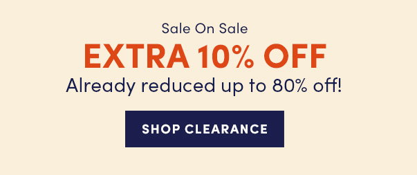 extra 10% off clearance
