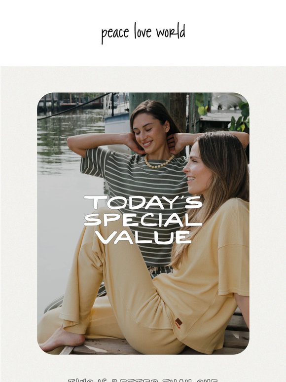 PSA: Today's Special Value