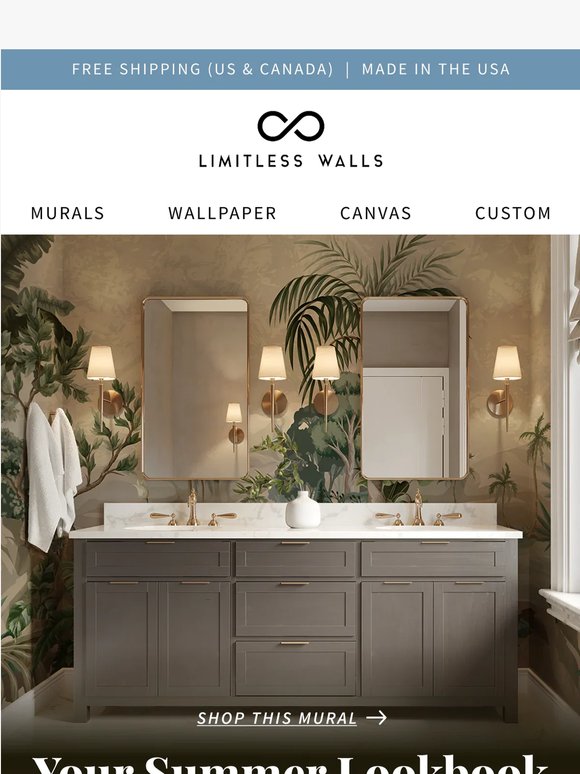 Curated for summer. Designed for your walls.