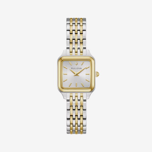 Bulova Sutton Women's Silver-Tone Dial & Two Tone Stainless Steel Bracelet Watch