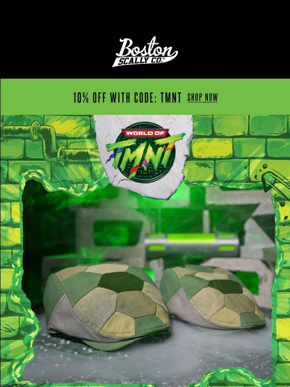 🐢 TMNT x Boston Scally is HERE! 🍕