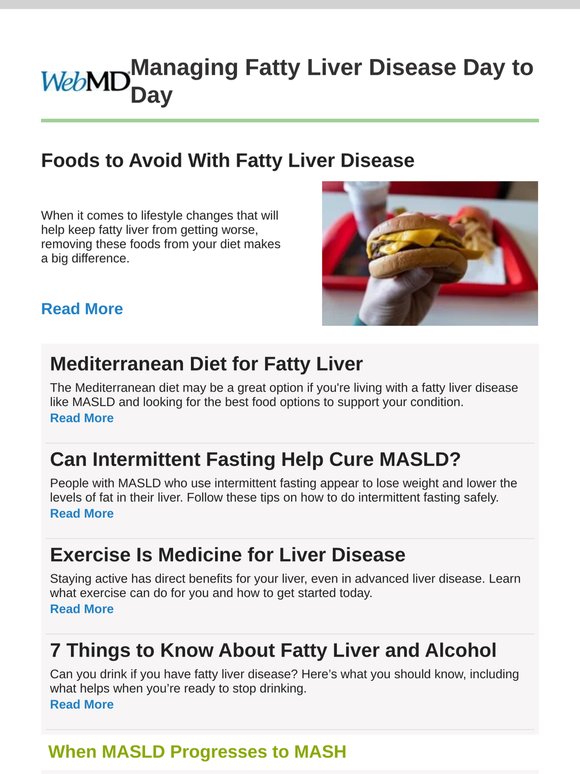 Foods to Avoid With Fatty Liver Disease