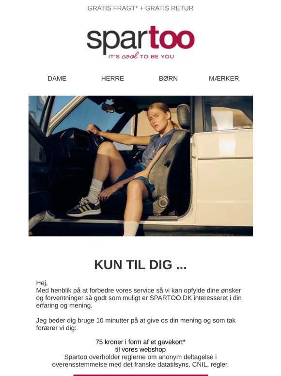 Vi er interesseret i din mening | 75 kroner som tak*
