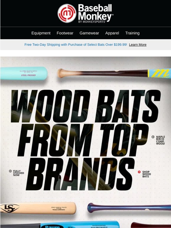 🌳 Swing Like the Pros — Wood Bat Season Is Around The Corner