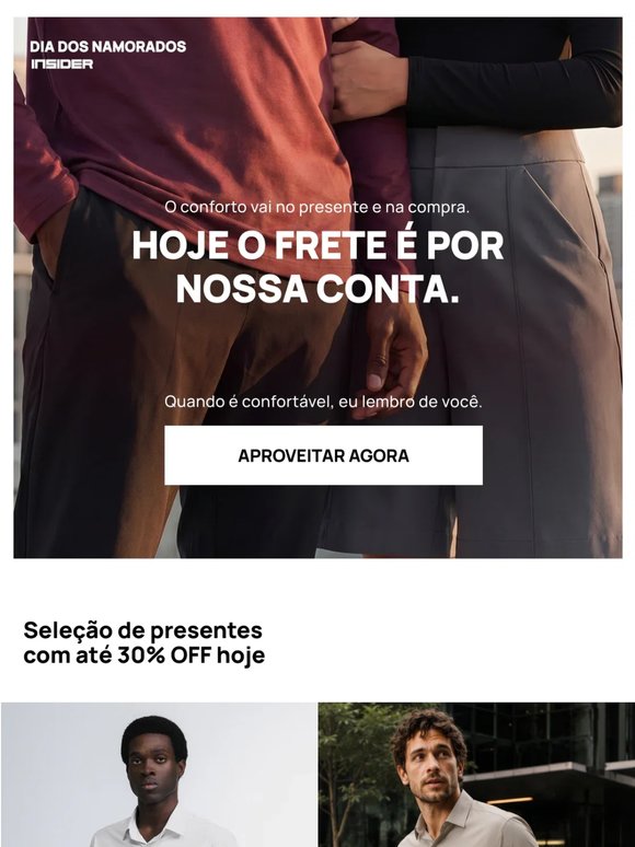 Só hoje: frete grátis + até 30% OFF