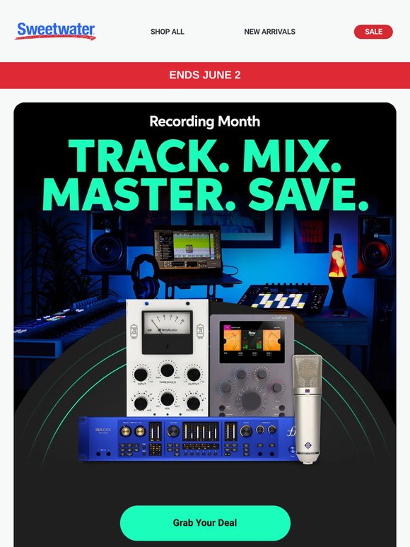Last Days of Recording Month — Save Now