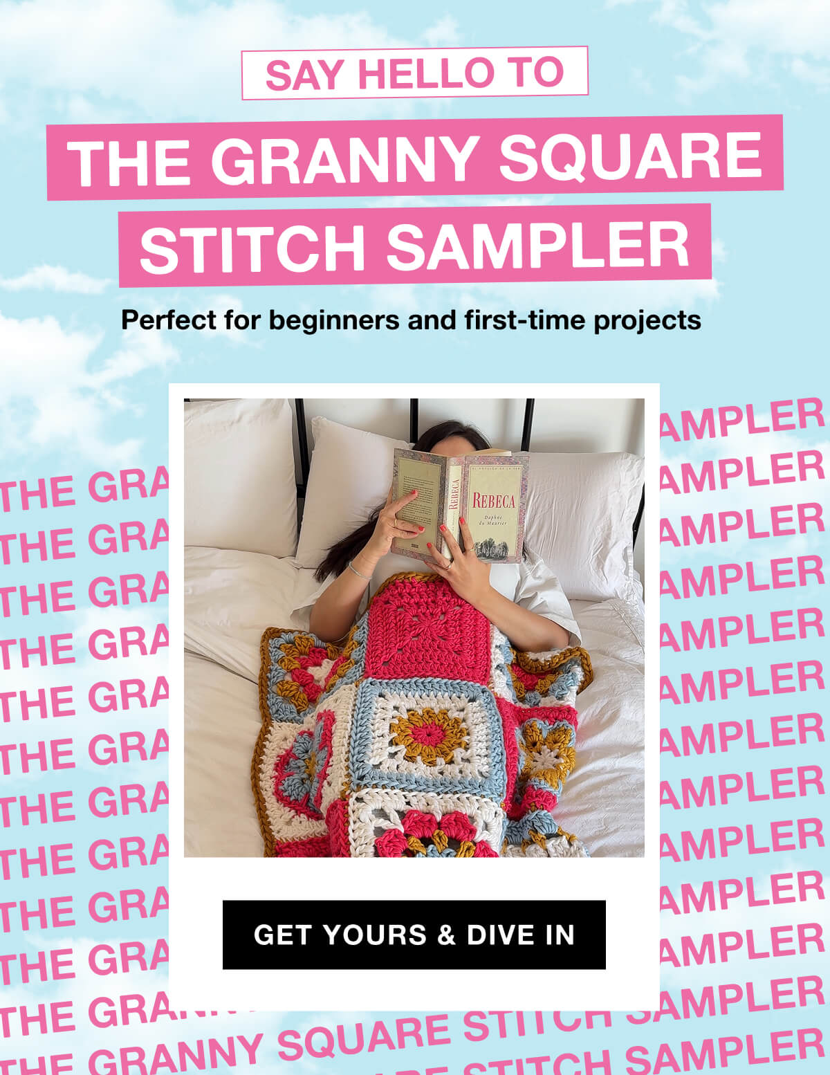 Say Hello to the Granny Square Stitch Sampler