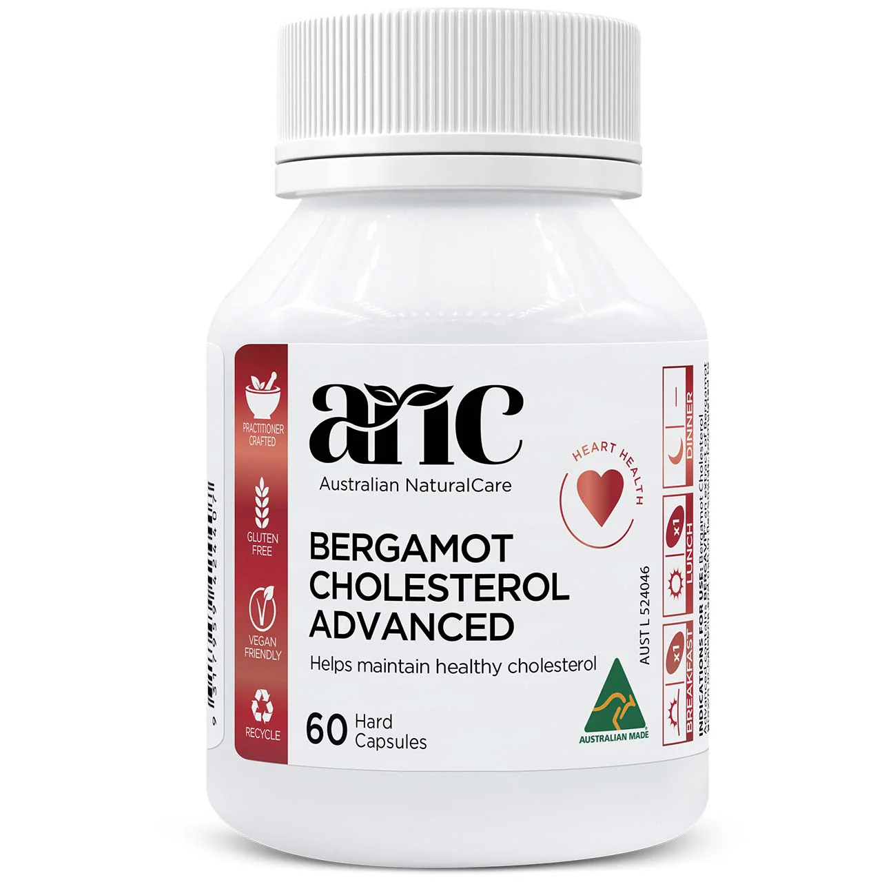 Image of Bergamot Cholesterol Advanced 60 Hard Capsules
