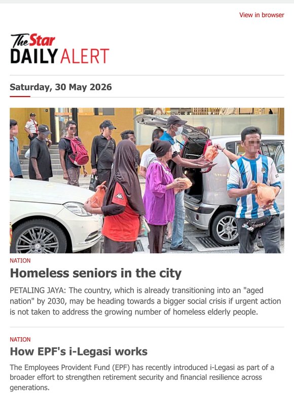 Homeless seniors in the city